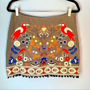 Altar’d State Embroidered Skirt